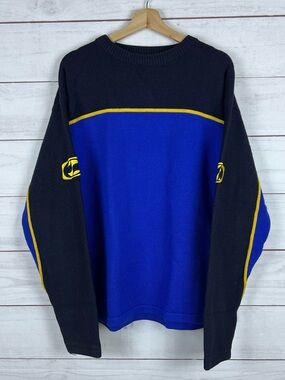 Vintage Split Skateboard Sweater Men’s Size XL Pullover Knit Skate Surf Y2K